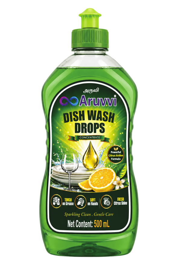 Aruvvi Dishwash Drops — Kitchen & Laundry product pack
